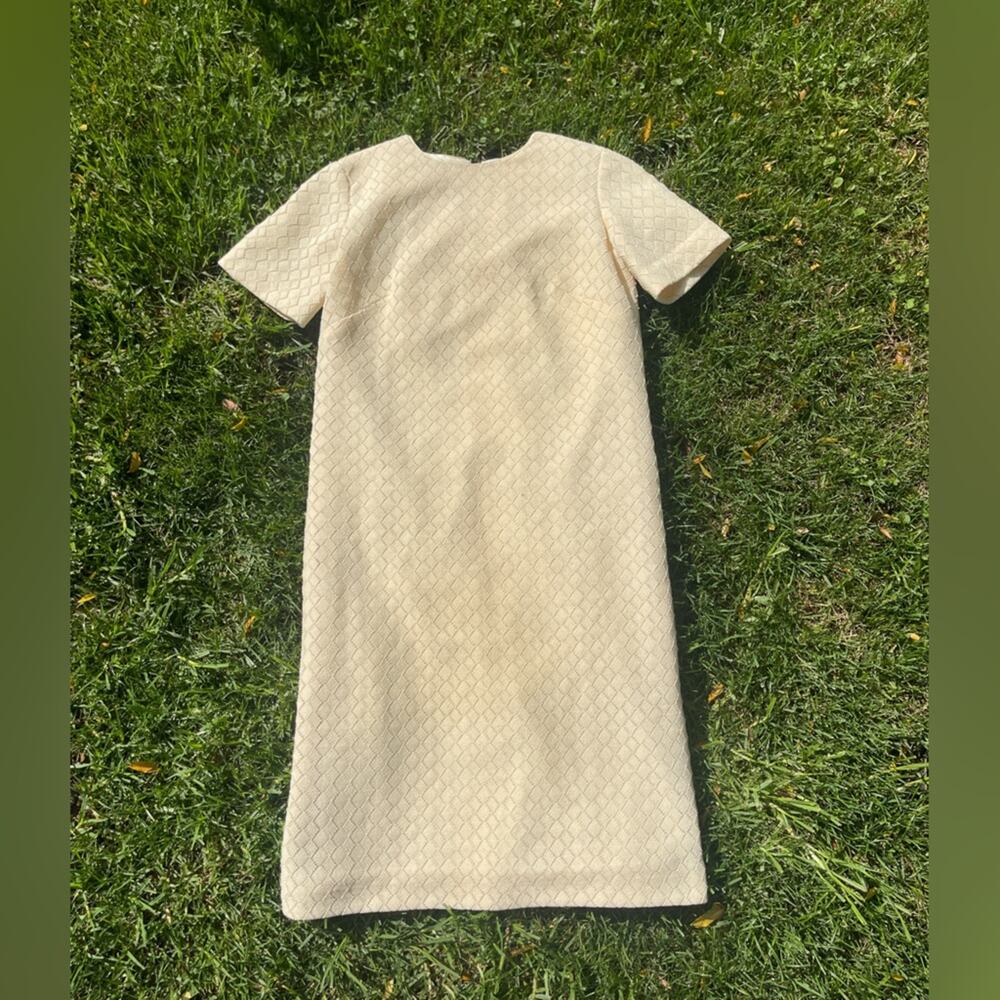 60s Vintage Bullocks Wilshire Casual Shop Knit A-Line Dress - Picture 1 of 9